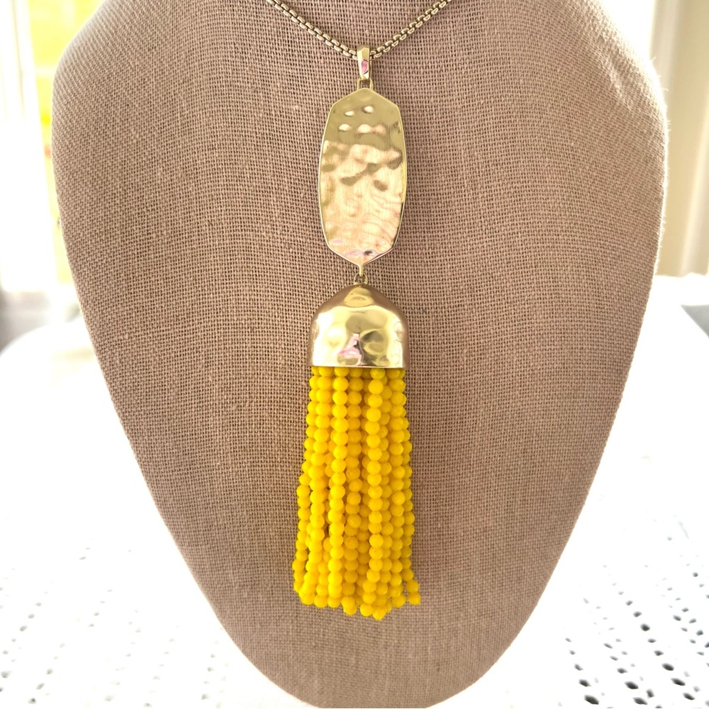 Kendra Scott Monroe Necklace in Yellow